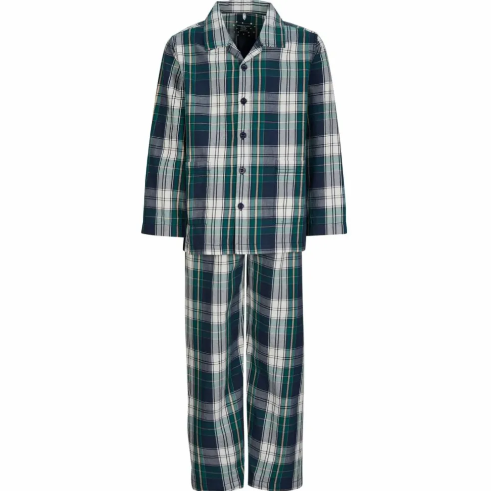 POLARN O. PYRET JAMMIES - CHECK PYJAMAS SET CHECKED Kinder - Funktionsunterwäsche