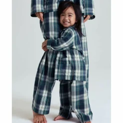 POLARN O. PYRET JAMMIES - CHECK PYJAMAS SET CHECKED Kinder - Funktionsunterwäsche