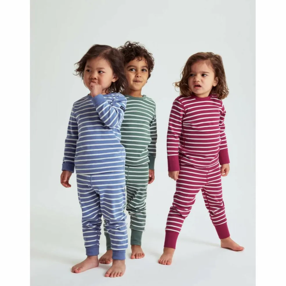 POLARN O. PYRET JUMPING TOPS L/S STRIPED Kinder - Langarmshirt