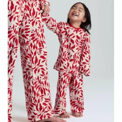 POLARN O. PYRET LOUNGE - MERRY BERRY PYJAMAS SET AOP Kinder - Funktionsunterwäsche