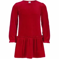 POLARN O. PYRET PENNY VELOUR DRESS SOLID Kinder - Kleid