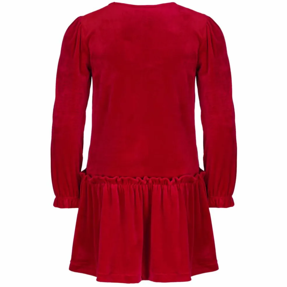 POLARN O. PYRET PENNY VELOUR DRESS SOLID Kinder - Kleid