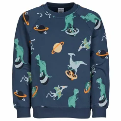 POLARN O. PYRET RUN - DINOSAURS SWEATERS AOP Kinder - Sweatshirt
