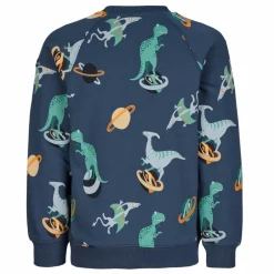 POLARN O. PYRET RUN - DINOSAURS SWEATERS AOP Kinder - Sweatshirt
