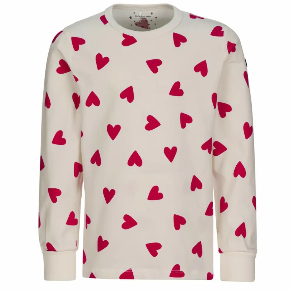 POLARN O. PYRET SLEEP - HEARTBEAT PYJAMAS SET AOP Kinder - Funktionsunterwäsche