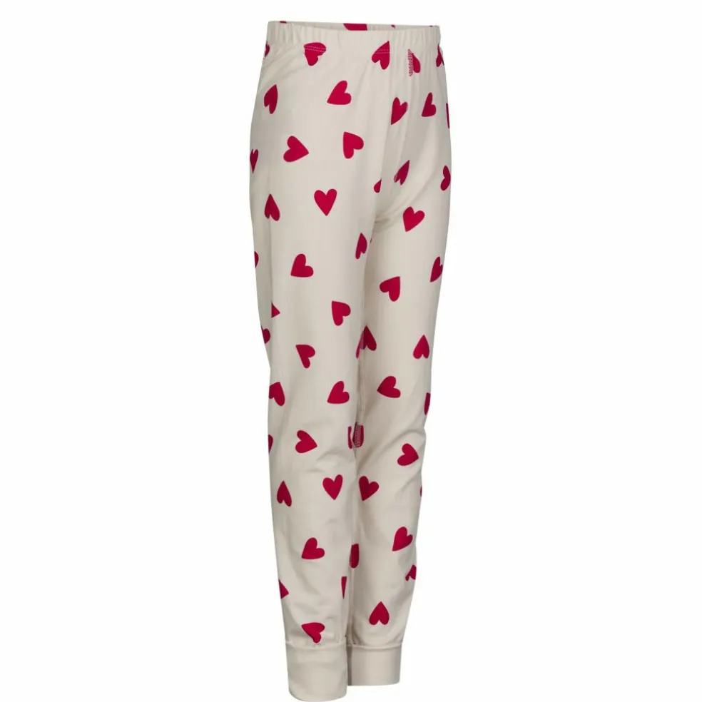 POLARN O. PYRET SLEEP - HEARTBEAT PYJAMAS SET AOP Kinder - Funktionsunterwäsche
