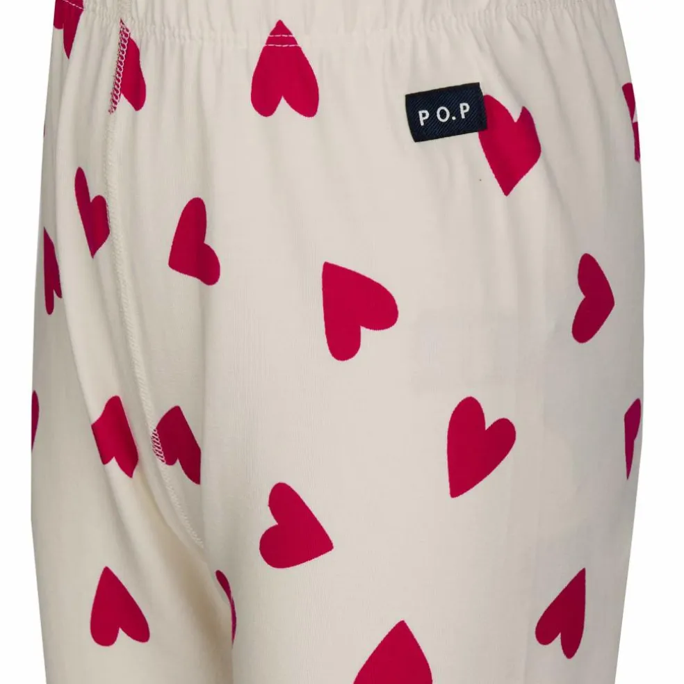 POLARN O. PYRET SLEEP - HEARTBEAT PYJAMAS SET AOP Kinder - Funktionsunterwäsche