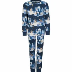 POLARN O. PYRET SLEEP - WINTERLAND PYJAMAS SET AOP Kinder - Funktionsunterwäsche