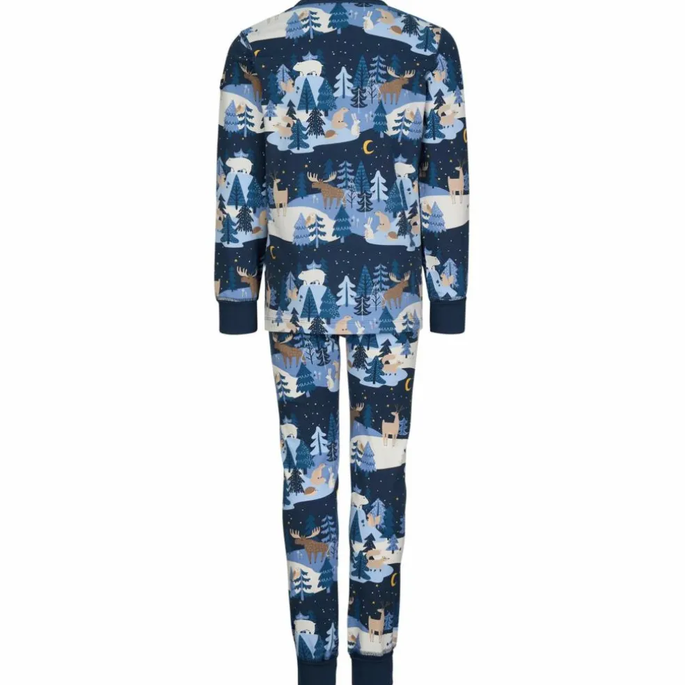 POLARN O. PYRET SLEEP - WINTERLAND PYJAMAS SET AOP Kinder - Funktionsunterwäsche