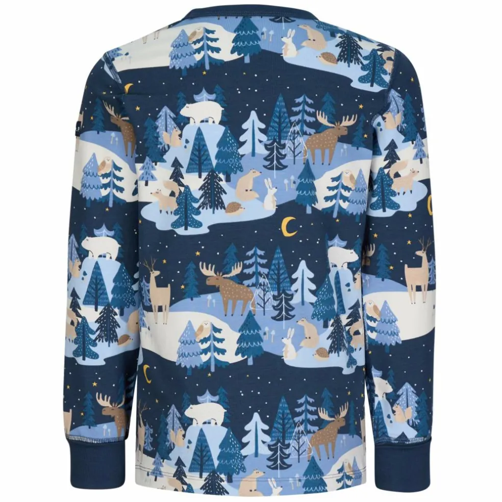 POLARN O. PYRET SLEEP - WINTERLAND PYJAMAS SET AOP Kinder - Funktionsunterwäsche