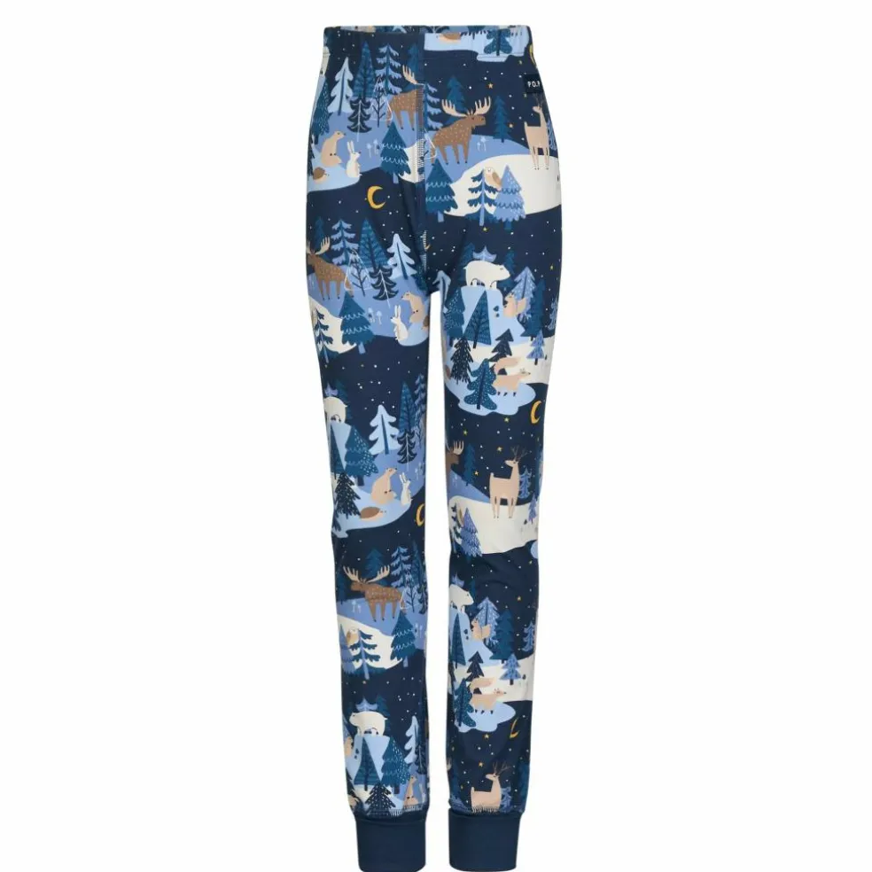 POLARN O. PYRET SLEEP - WINTERLAND PYJAMAS SET AOP Kinder - Funktionsunterwäsche