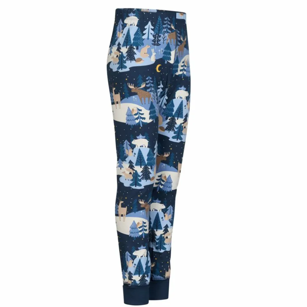 POLARN O. PYRET SLEEP - WINTERLAND PYJAMAS SET AOP Kinder - Funktionsunterwäsche