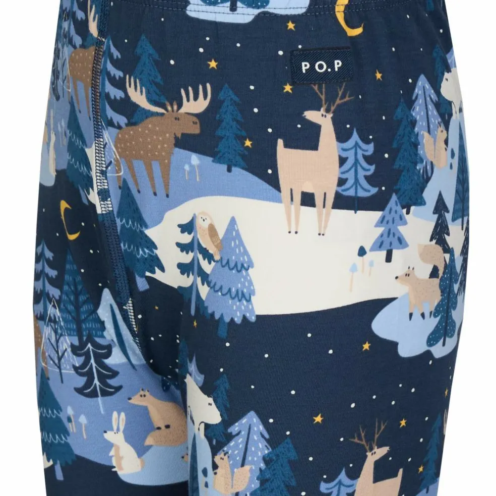 POLARN O. PYRET SLEEP - WINTERLAND PYJAMAS SET AOP Kinder - Funktionsunterwäsche