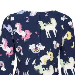 POLARN O. PYRET SPIN - UNICORNS DRESS AOP Kinder - Kleid