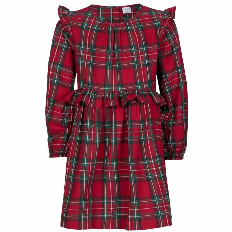 POLARN O. PYRET WILMA TWILL DRESS CHECKED Kinder - Kleid