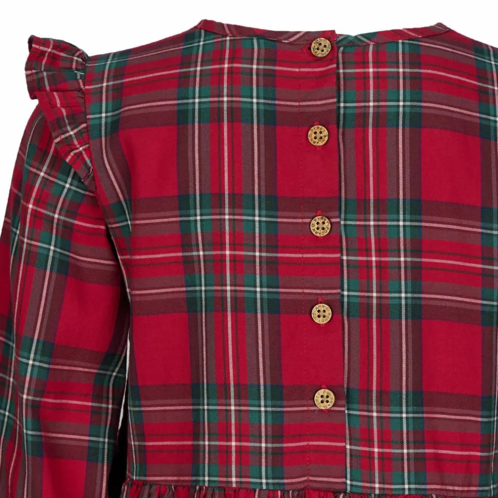 POLARN O. PYRET WILMA TWILL DRESS CHECKED Kinder - Kleid