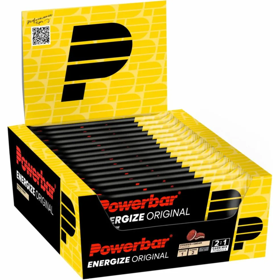 PowerBar PB ENERGIZE ORIG. COOKIES&CREAM (55GX15) PACKAGE - Energieriegel