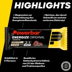 PowerBar PB ENERGIZE ORIG. COOKIES&CREAM (55GX15) PACKAGE - Energieriegel