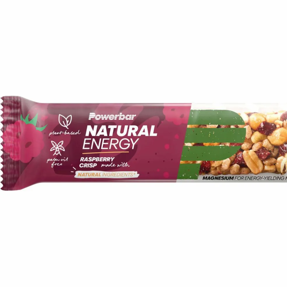 PowerBar PB NATURAL ENERGY RASPB CRISP (40GX18) PACKAGE - Müsliriegel
