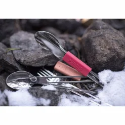Primus LEISURE CUTLERY SALMON PINK - Campingbesteck