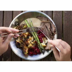 Primus LEISURE CUTLERY SALMON PINK - Campingbesteck