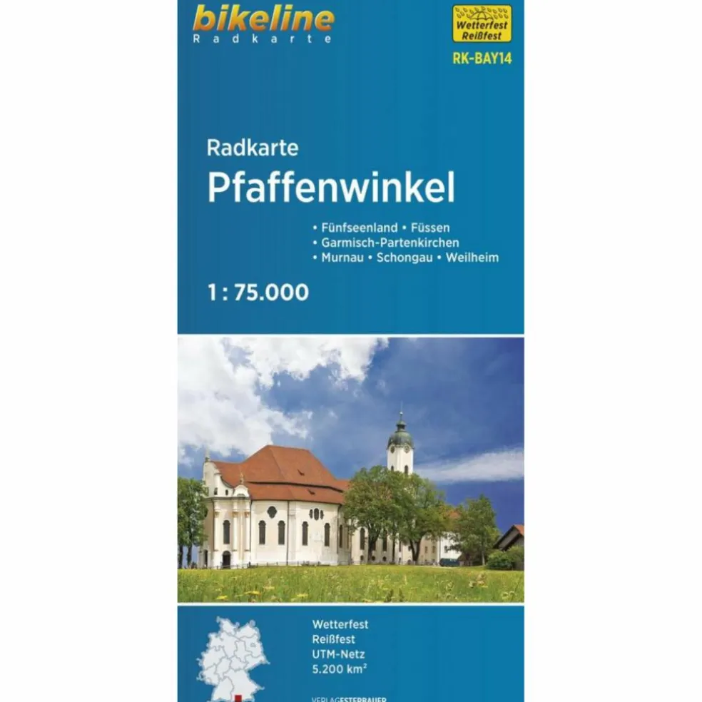 RADKARTE PFAFFENWINKEL 1:75.000 (RK-BAY14) - Fahrradkarte