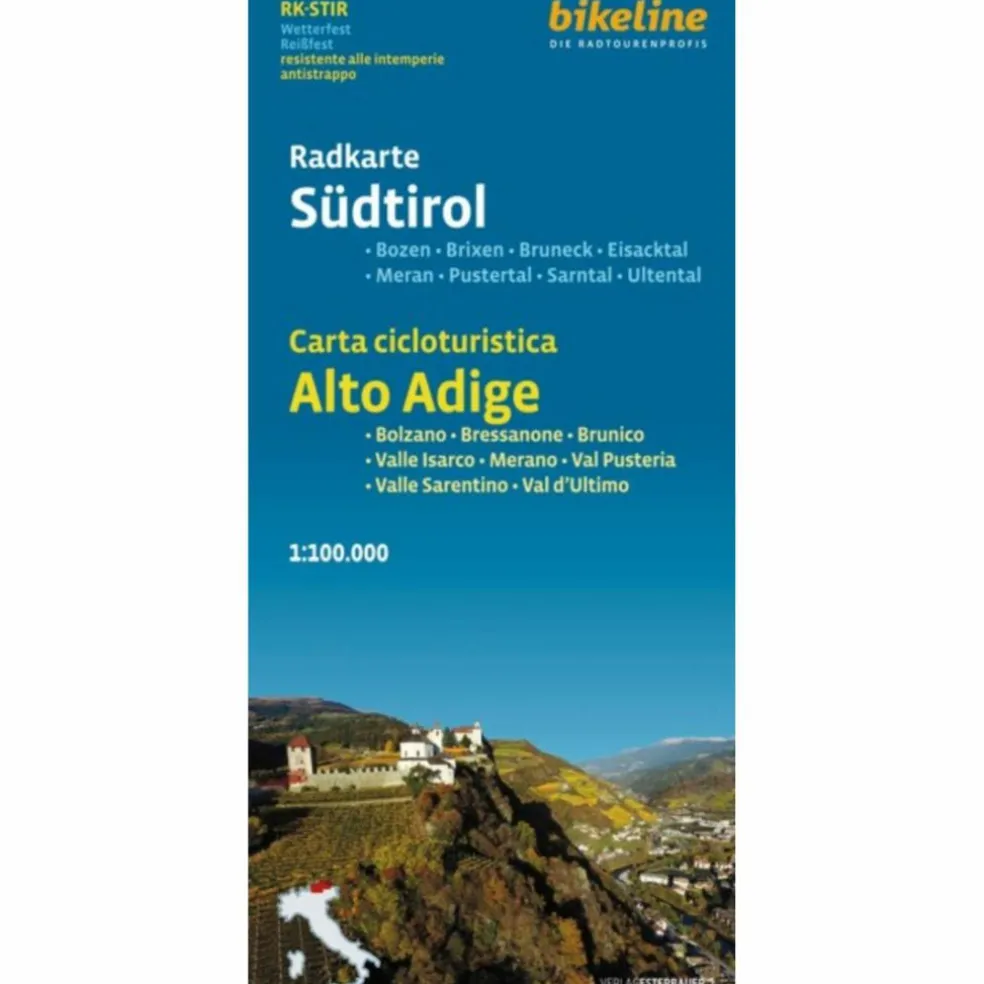 RADKARTE SÜDTIROL - Fahrradkarte