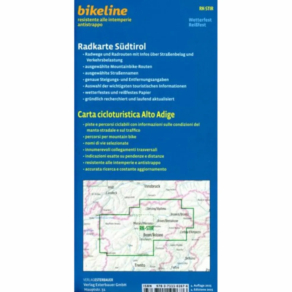 RADKARTE SÜDTIROL - Fahrradkarte