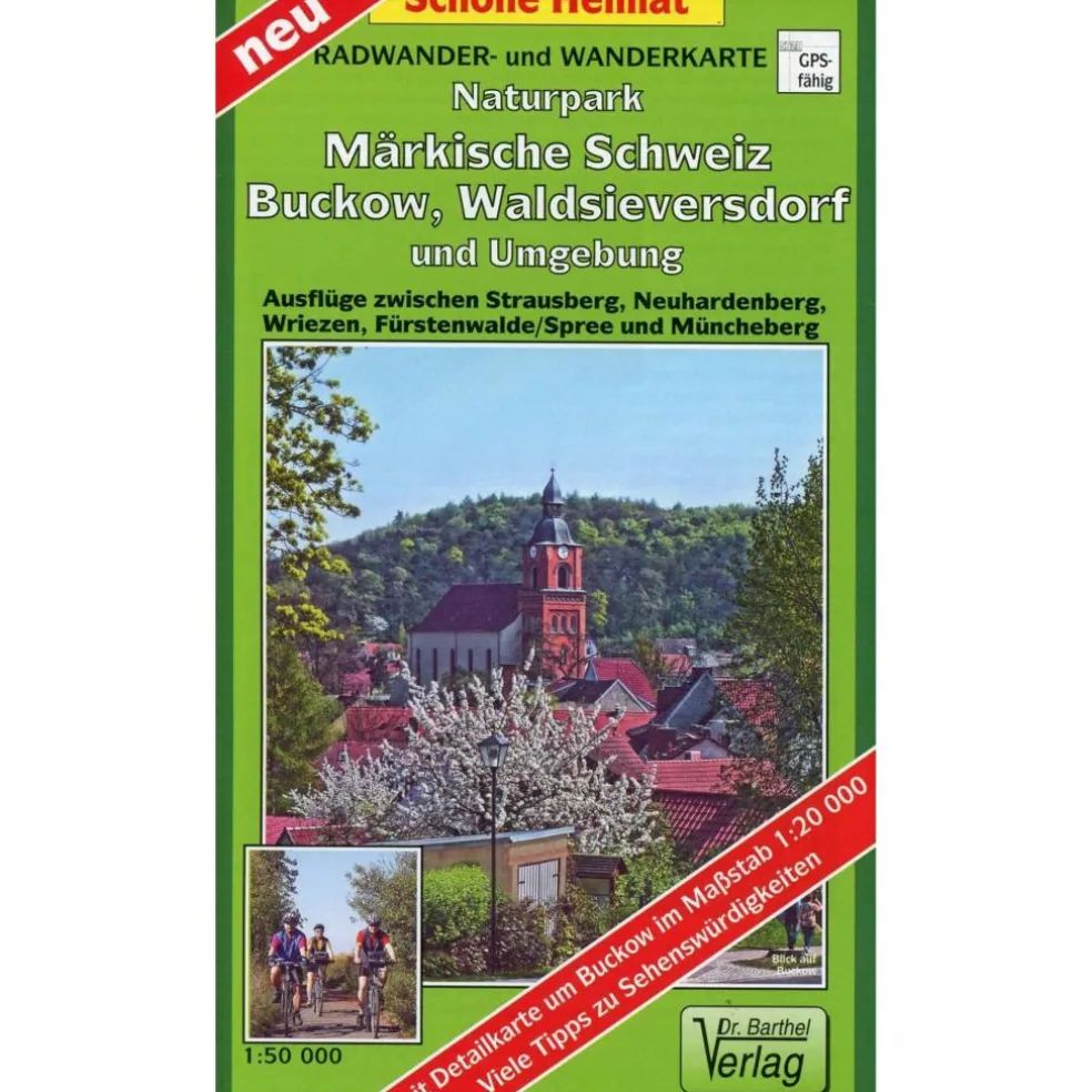 RADWANDER- UND WANDERKARTE NATURPARK MÄRKISCHE SCHWEIZ - Wanderkarte
