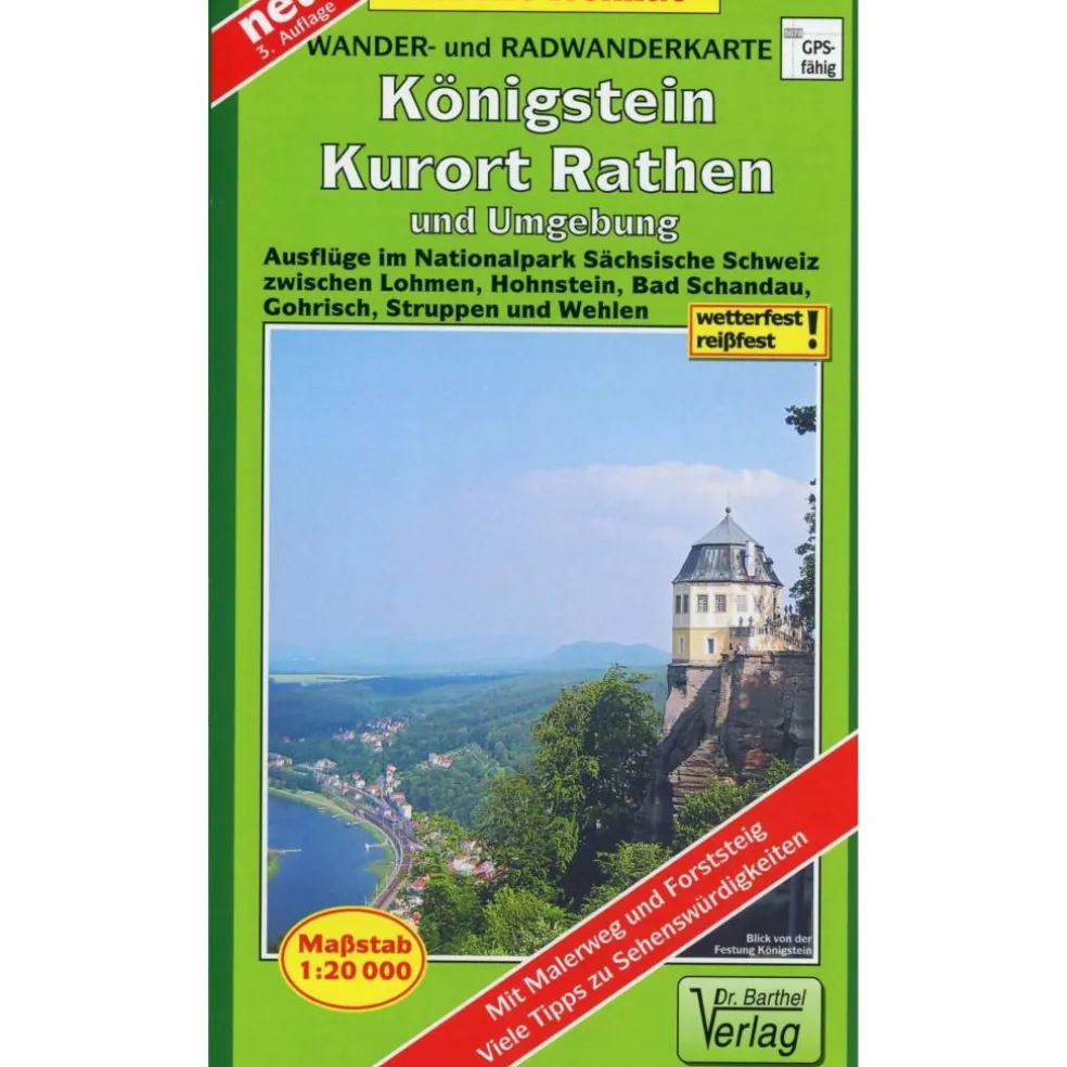 RADWANDER- UND WANDERKARTE KÖNIGSTEIN, K - Wanderkarte