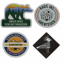 REFLECTIVE Berlin REFLECTIVE 4ER GLOBETROTTER LOGO SET - Fahrradzubehör