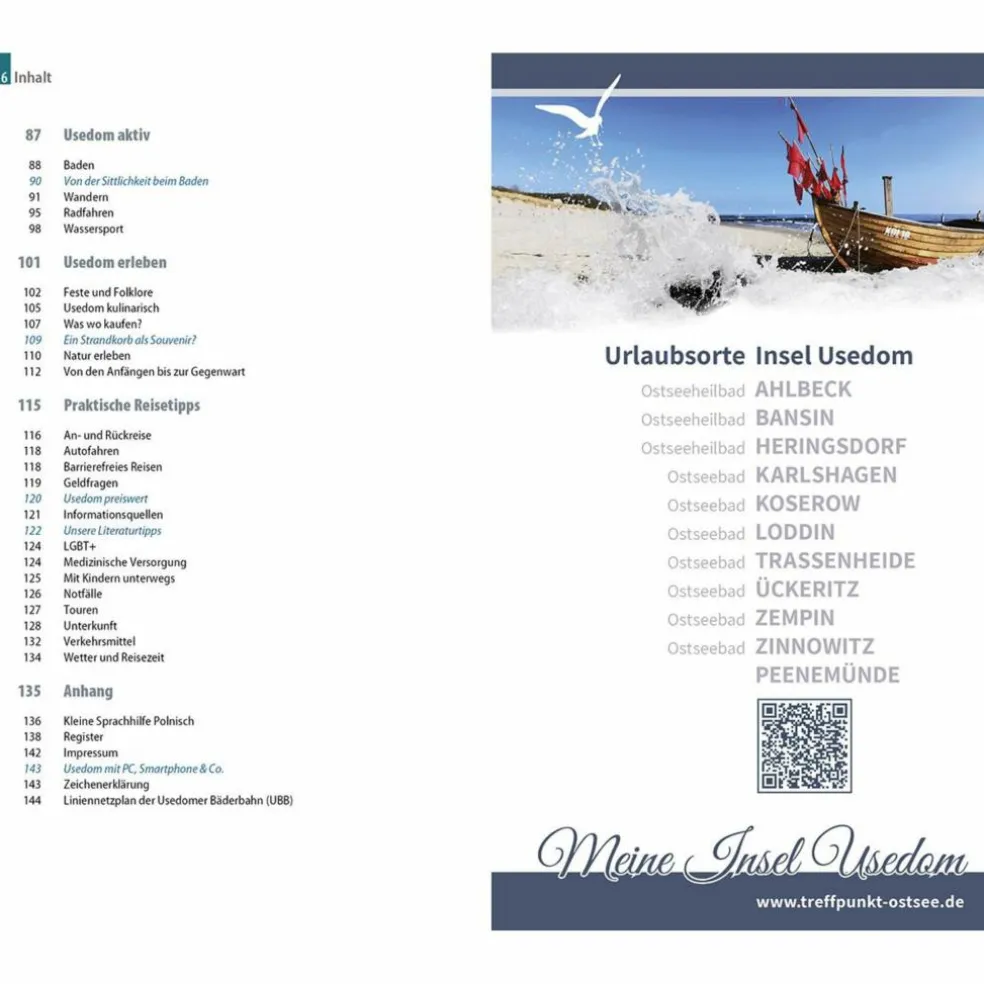 REISE KNOW-HOW INSELTRIP USEDOM MIT SWINEMÜNDE UND WOLLIN - Reiseführer