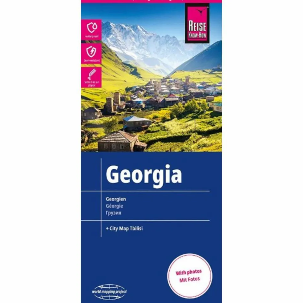 REISE KNOW-HOW LANDKARTE GEORGIEN / GEORGIA (1:350.000) - Straßenkarte