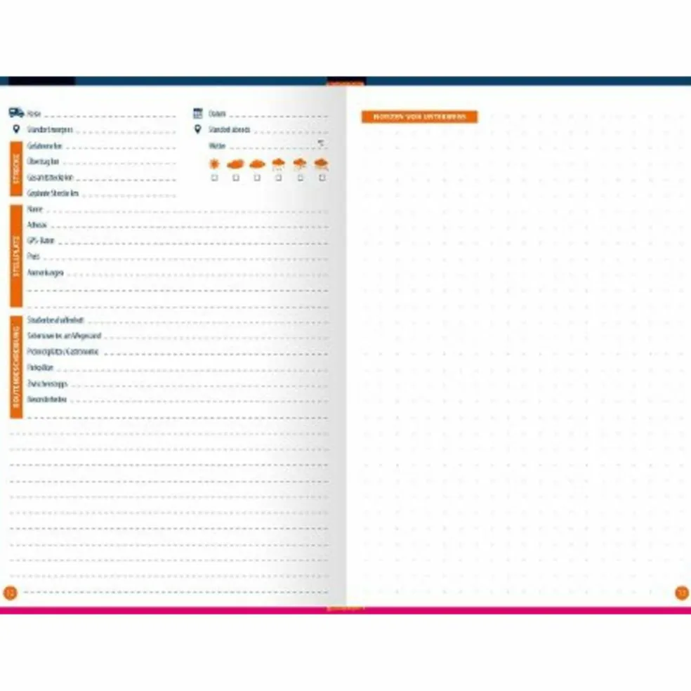 REISE KNOW-HOW WOHNMOBIL-TOURGUIDE LOGBUCH - Notizbuch