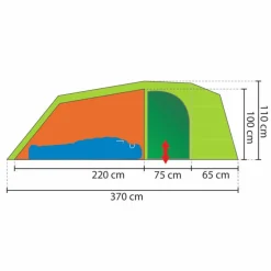 Rejka ANTAO II LIGHT XL UL - Tunnelzelt