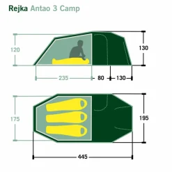 Rejka ANTAO III CAMP - Familienzelt