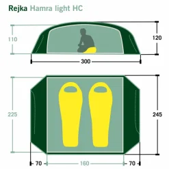Rejka HAMRA LIGHT HC - Kuppelzelt