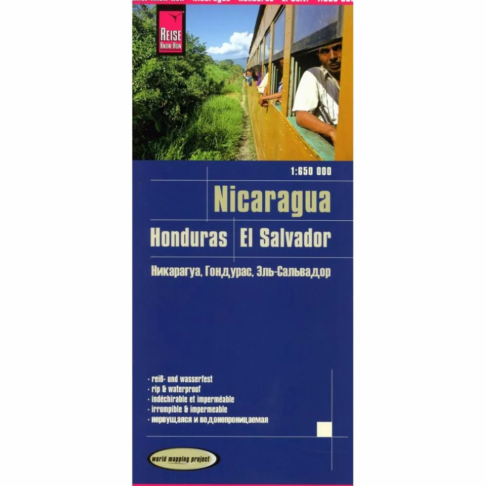 RKH WMP NICARAGUA, HONDURAS, EL SALVADOR - Straßenkarte