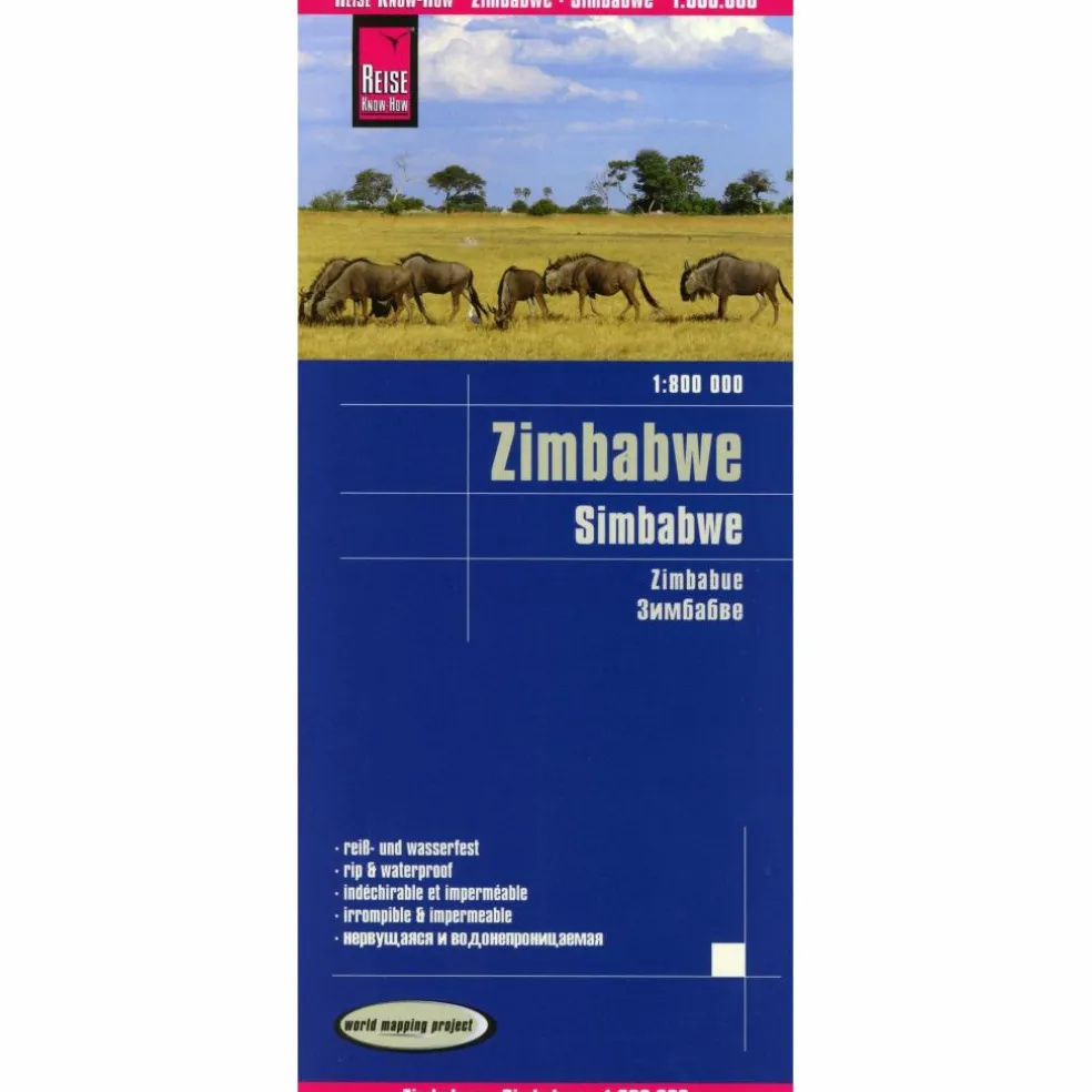 RKH WMP SIMBABWE (1:800.000) - Straßenkarte