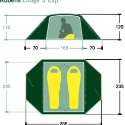 Robens LODGE 3 EXP - Kuppelzelt