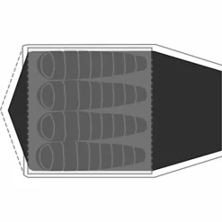 Robens UNTERLAGE LAGO FLEX 4 - Zeltplane