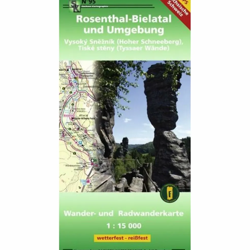 ROSENTHAL-BIELATAL UND UMGEBUNG - Wanderkarte