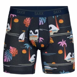 SAXX QUEST QUICK-DRY MESH BOXER BRIEF FLY Herren - Funktionsunterwäsche