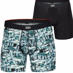 SAXX VIBE XTRA BOXER BRIEF FLY 2PK Herren - Funktionsunterwäsche