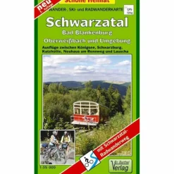 SCHWARZATAL, BAD BLANKENBURG, OBERWEIßBA - Winterwanderkarte