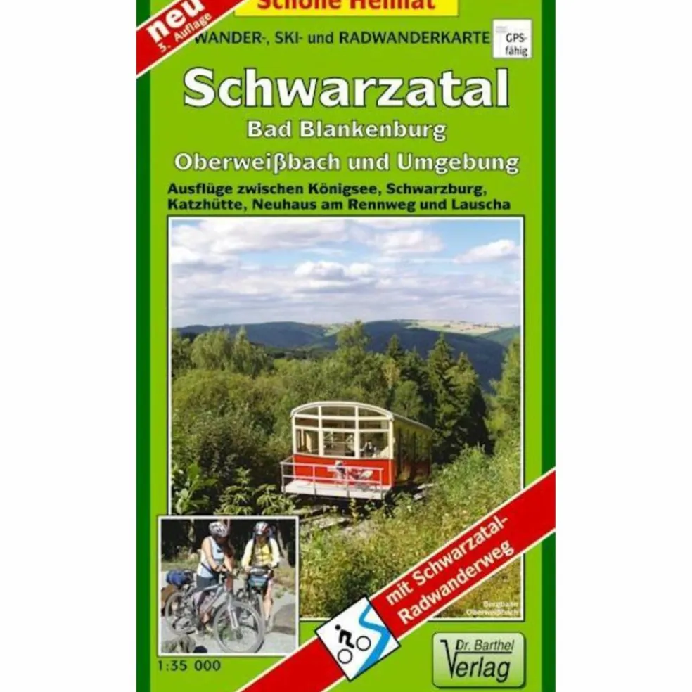SCHWARZATAL, BAD BLANKENBURG, OBERWEIßBA - Winterwanderkarte
