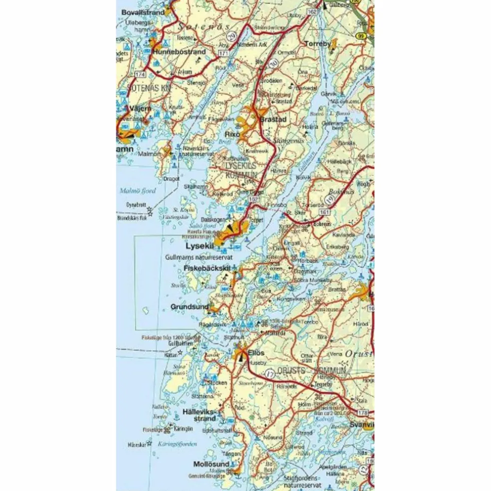 SÜD-SCHWEDEN (WEST) NR. 02 REGIONALKARTE SCHWEDEN 1:250 000 - Straßenkarte