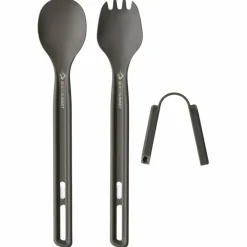 Sea to Summit FRONTIER UL CUTLERY SET - [2 PIECE] LONG HANDLE SPOON & SPOR - Campingbesteck