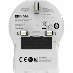 SKROSS EUROPE TO UK USB - Reisestecker
