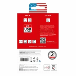 SKROSS EUROPE TO US USB - Reisestecker